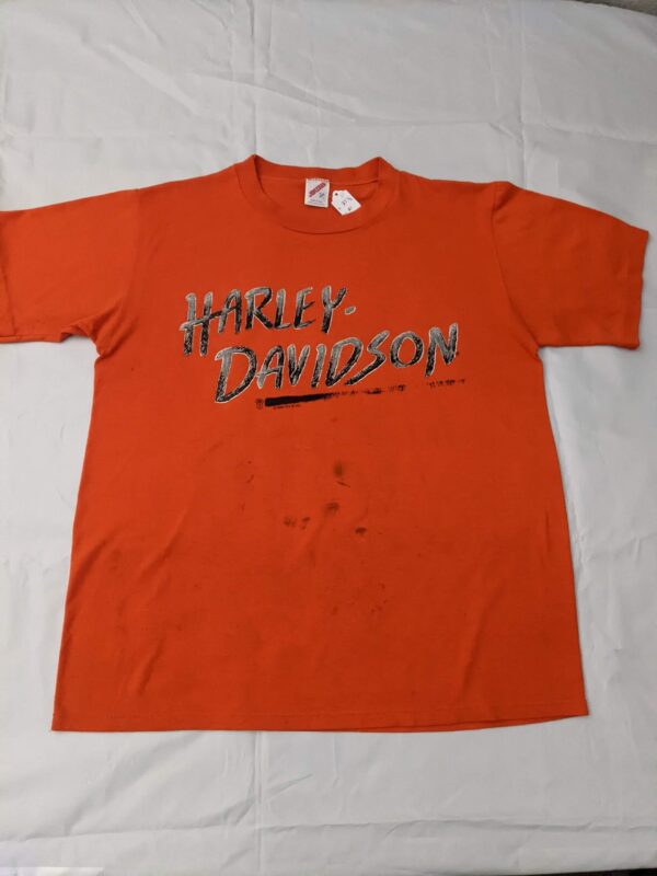Vintage 1987 Harley Davidson Golden Triangle Beaumont T-Shirt - Men's L