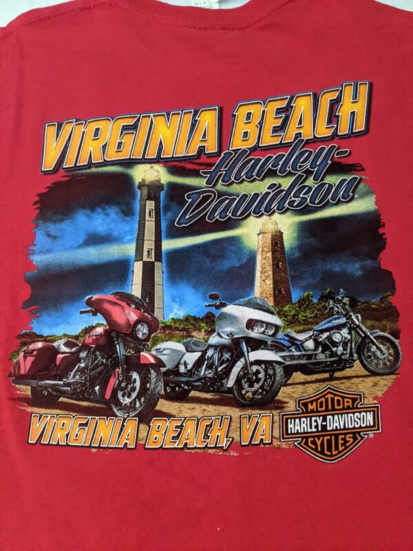 2022 Harley-Davidson Virginia Beach T-Shirt - Men's M - Image 5