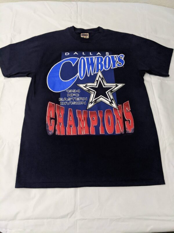 Vintage 1994 Dallas Cowboys NFC Champions T-Shirt- Men's L