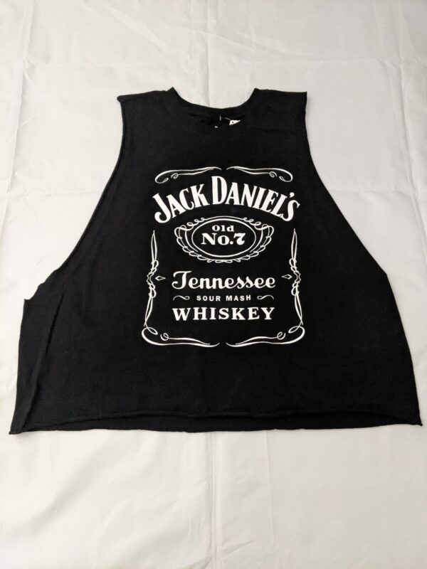 2016 Jack Daniels Whiskey Cropped T-Shirt - Men's XL