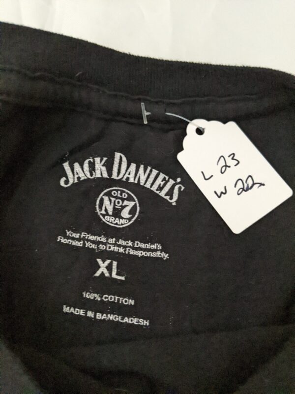 2016 Jack Daniels Whiskey Cropped T-Shirt - Men's XL - Image 3
