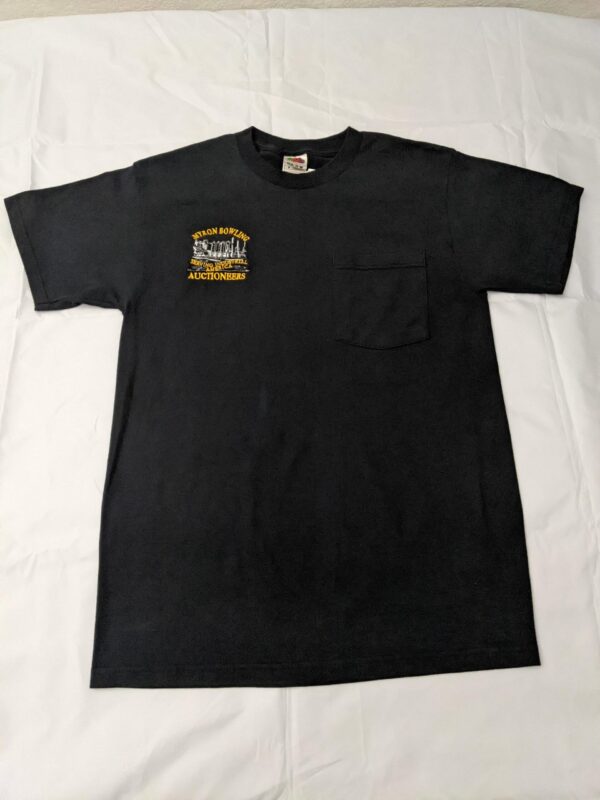 Vintage 90s Myron Bowling Auctioneers Pocket T-Shirt - Men's M