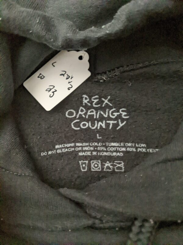 Rex Orange County 2022 Who Cares Tour Hoodie - Men's L - Image 3