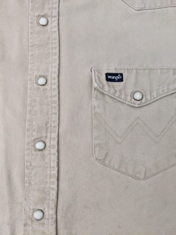 Vintage 90s Wrangler Pearl Snap Button Up Shirt - Men's 2XL