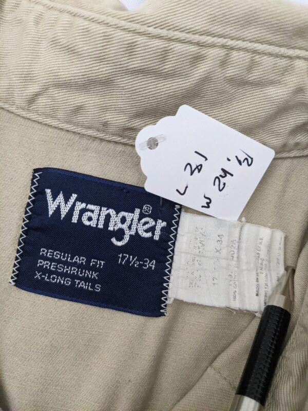 Vintage 90s Wrangler Pearl Snap Button Up Shirt - Men's 2XL