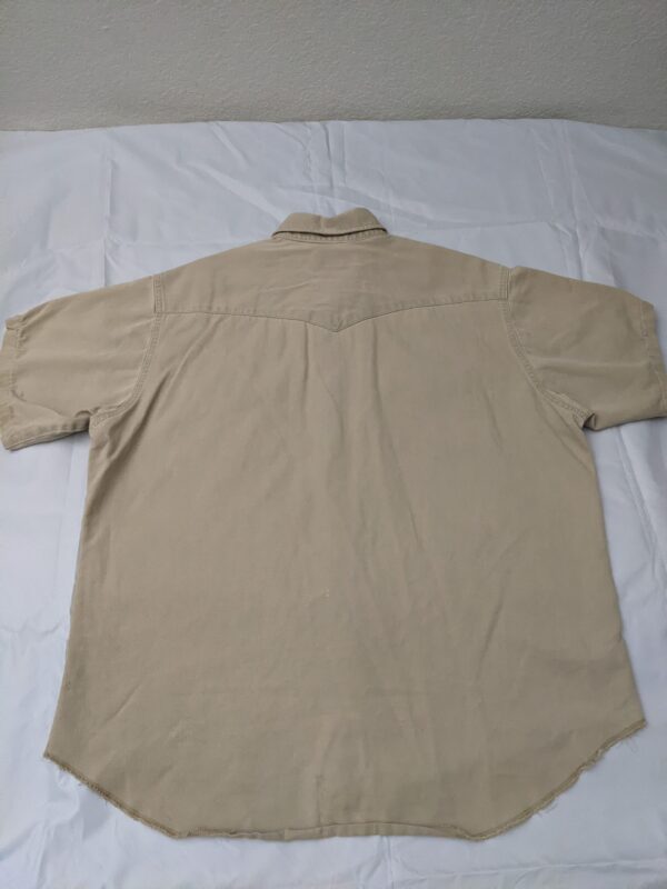 Vintage 90s Wrangler Pearl Snap Button Up Shirt - Men's 2XL - Image 5