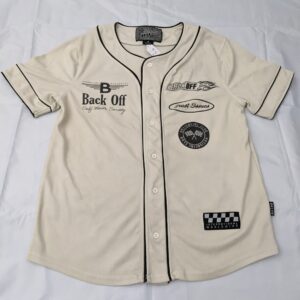 Y2K Trademark Brooklyn Back Off Baseball Jersey - Men's M