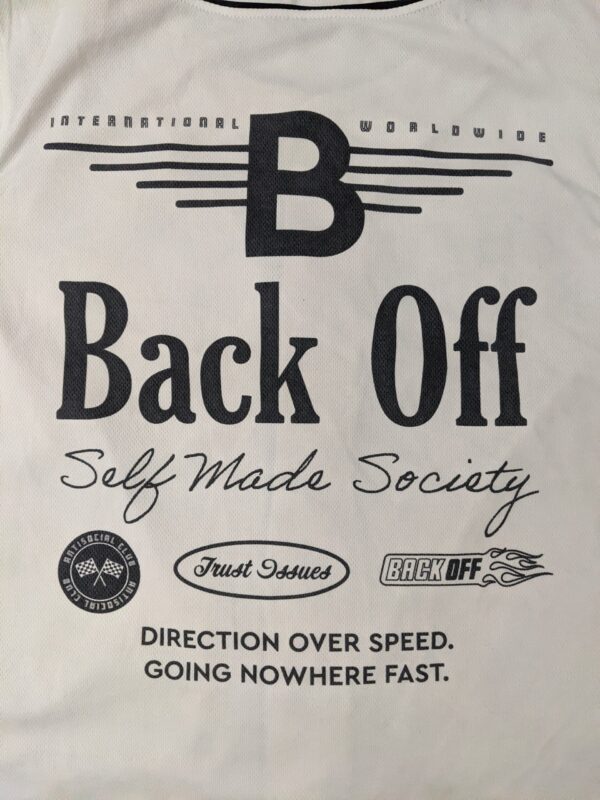 Y2K Trademark Brooklyn Back Off Baseball Jersey - Men's M