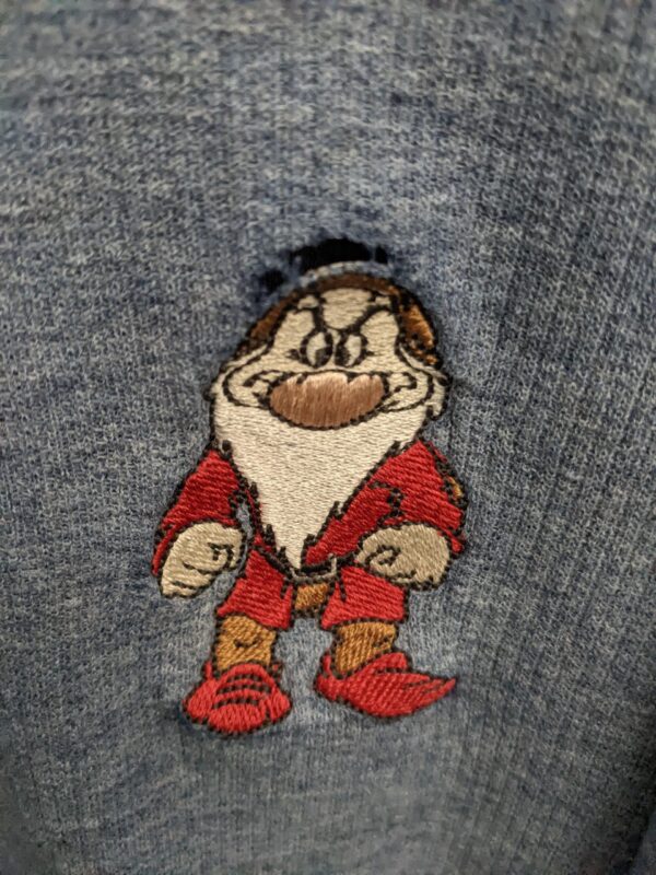 Vintage Disney Grumpy Henley Thermal Shirt - Men’s L