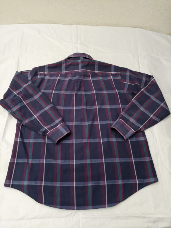 Vintage Christian Dior Plaid Button Up Shirt - Men's L