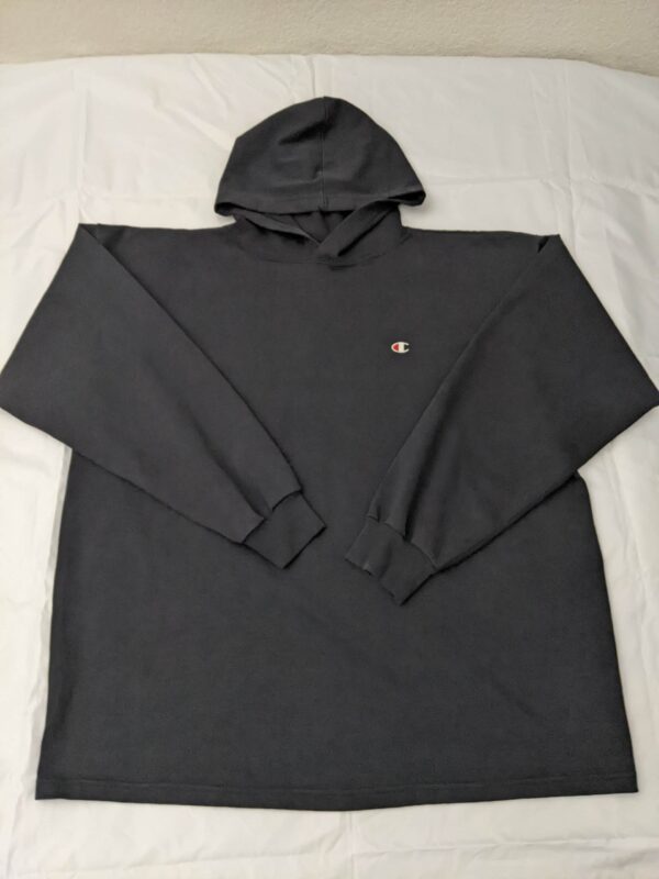 Vintage Champion USA Made Hoodie T-Shirt - Men's XL