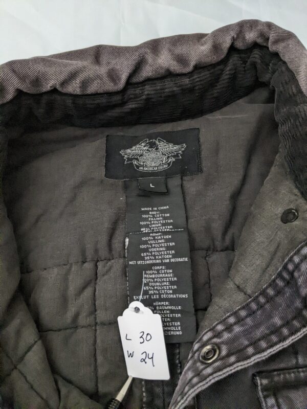 Vintage Harley-Davidson Racing Quilted Motorcycle Jacket - Men's L - Image 5