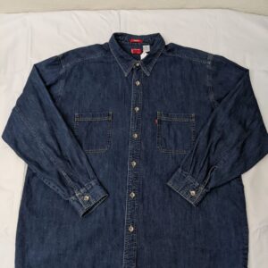 Vintage 90s Levi's Denim Button Up Shirt - Men's XL