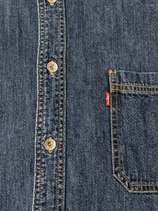 Vintage 90s Levi's Denim Button Up Shirt - Men's XL