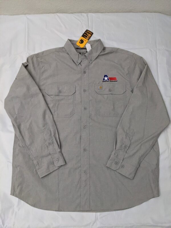 Carhartt Force Relaxed Fit Button Up Work Shirt - Men's XL