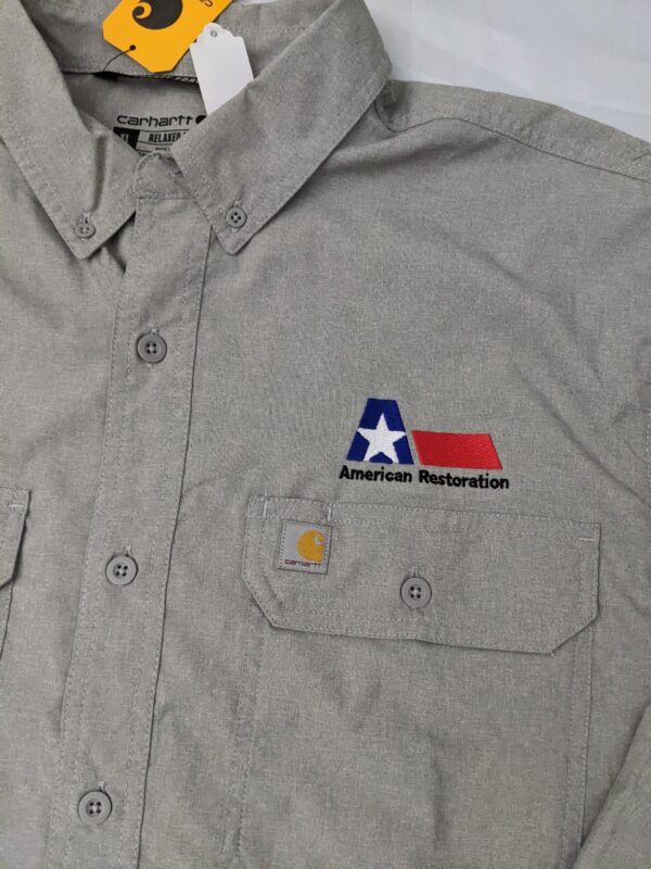 Carhartt Force Relaxed Fit Button Up Work Shirt - Men's XL