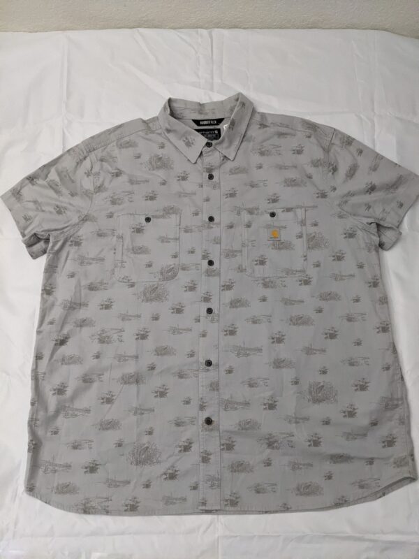 Carhartt Rugged Flex Relaxed Fit Button Up Shirt - Men's 2XL