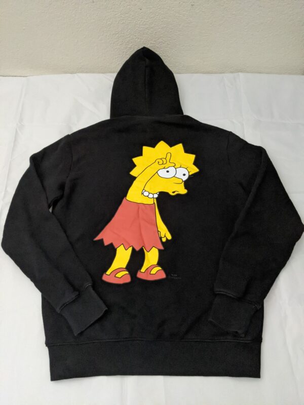 Lisa Simpson Not Interested Hoodie - Men's S
