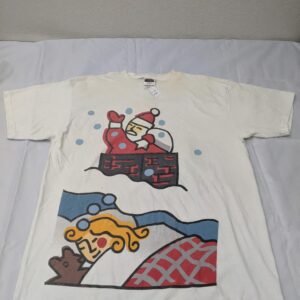 Vintage 1996 USPS Santa Clause Christmas Stamp T-Shirt - Men's XL