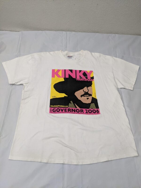 Y2K 2006 Kinky Friedman for Texas Governor - Men's XL