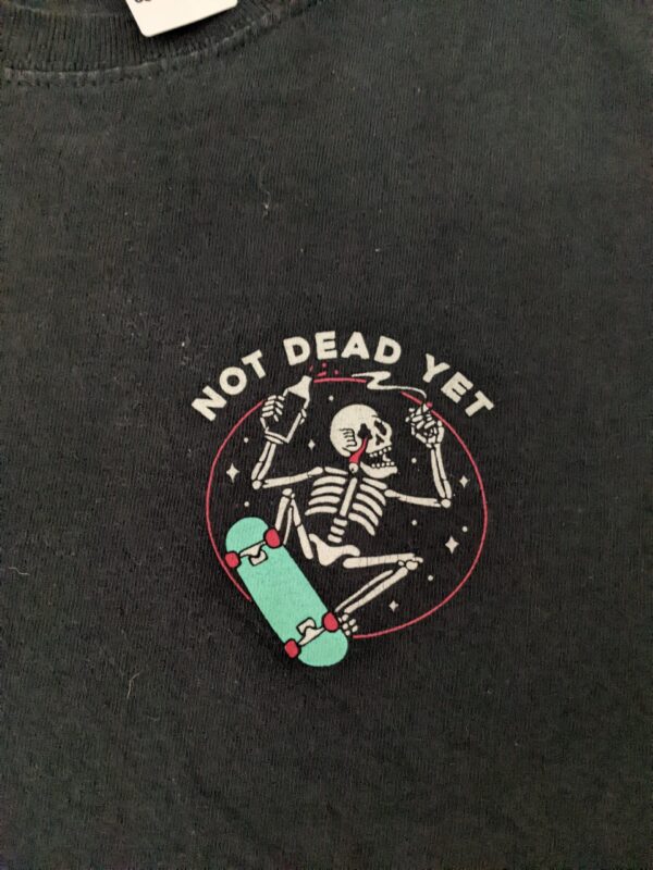 Red Eye Not Dead Yet Skate T-Shirt - Men's S - Image 2