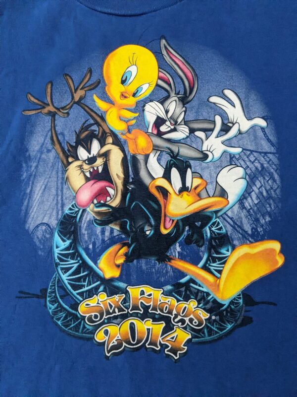 2014 Six Flags Looney Tunes T-Shirt - Men's S