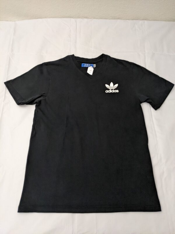 Y2K Adidas V Neck T-Shirt - Men's M