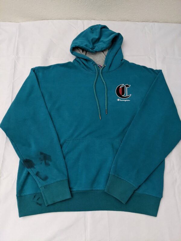 Old English Champion Athletics Hoodie - Men's L