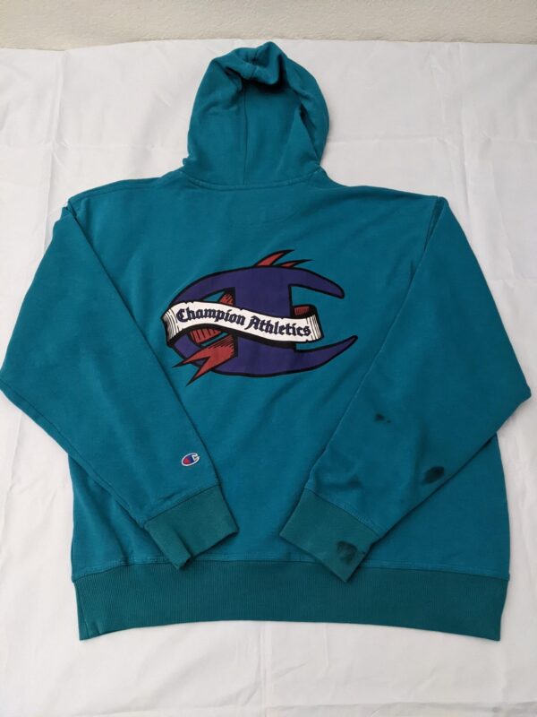 Old English Champion Athletics Hoodie - Men's L