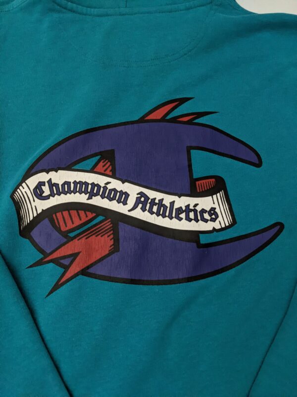 Old English Champion Athletics Hoodie - Men's L