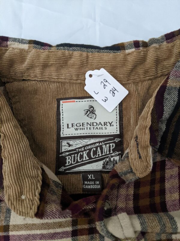 Legendary Whitetails Buck Camp Flannel Shirt - Men's XL