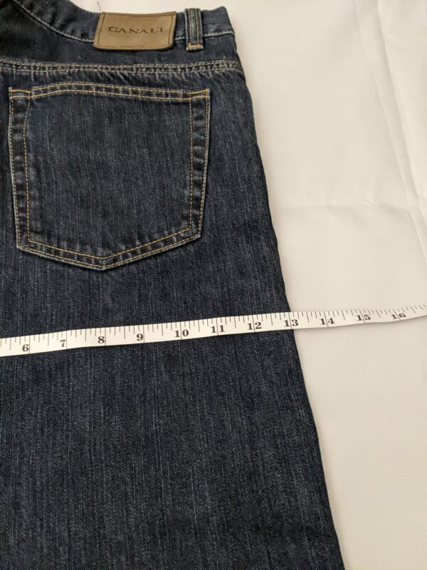 Vintage Canali Made in Italy Straight Leg Jeans - Men's 34 - Image 7