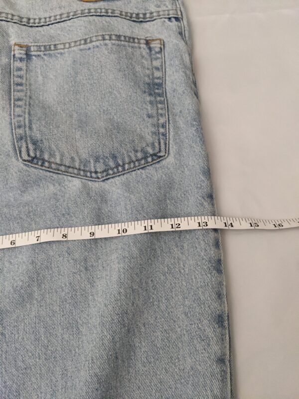 Vintage 90s USA made Eddie Bauer Light Wash Jeans - Men's 38x34 - Image 9