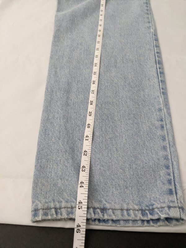 Vintage 90s USA made Eddie Bauer Light Wash Jeans - Men's 38x34 - Image 10