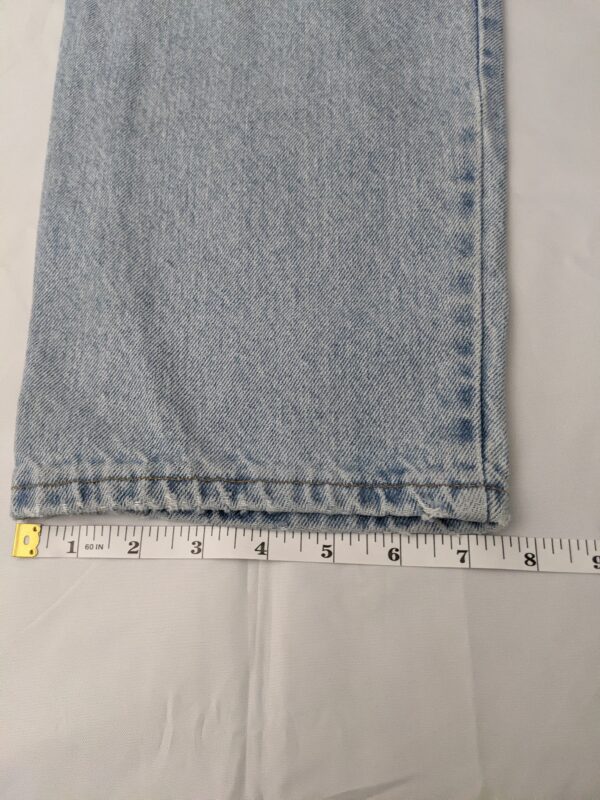 Vintage 90s USA made Eddie Bauer Light Wash Jeans - Men's 38x34 - Image 11