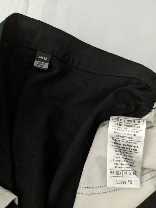Carhartt Loose Fit Canvas Carpenter Work Pants - Men's 34x30 - Image 3