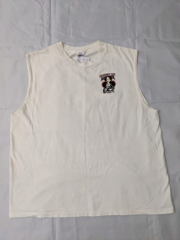 2008 Key West FL Bike Week Pin Up Tank T-Shirt- Men's XL
