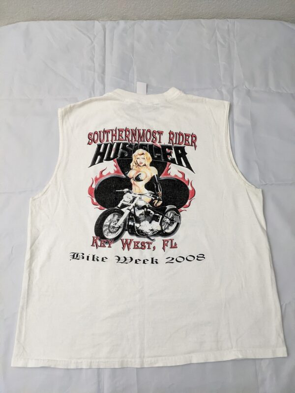 2008 Key West FL Bike Week Pin Up Tank T-Shirt- Men's XL