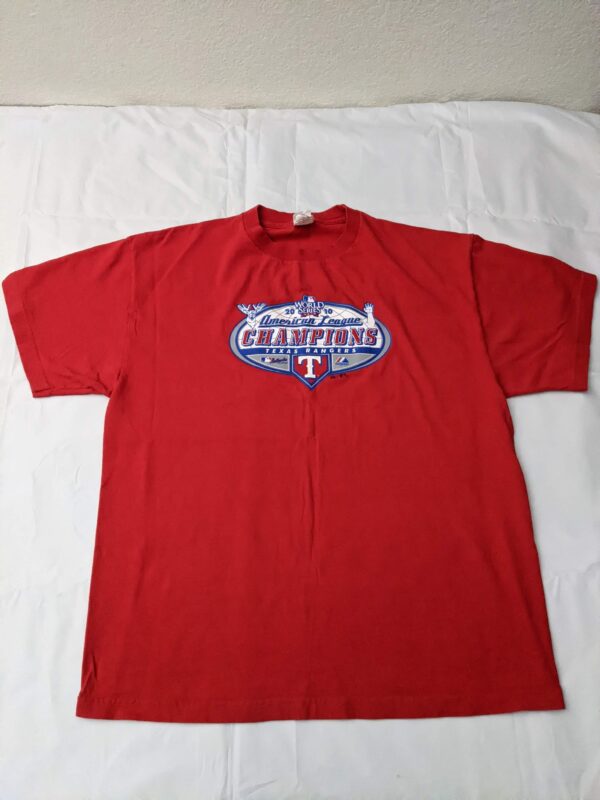 2010 Texas Rangers AL Champions T-Shirt - Men's XL