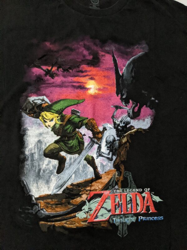 2010 Nintendo The Legend of Zelda Twilight Princess T-Shirt - Men's 2XL - Image 2